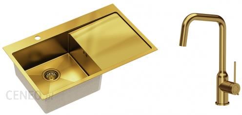 i-quadron-zlewozmywak-stalowy-jednokomorowy-78-48-20-cm-z-ociekaczem-russel-111-kolor-zloty-z-bateria-natalie-q-line